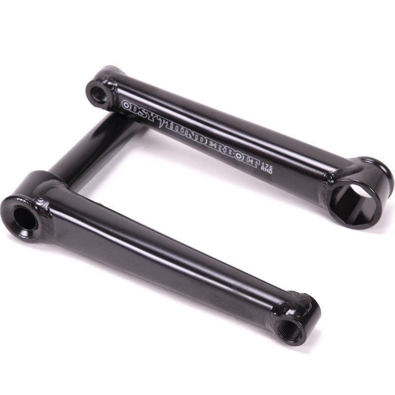 Odyssey Thunderbolt Cranks – RHD Rust Proof Black
