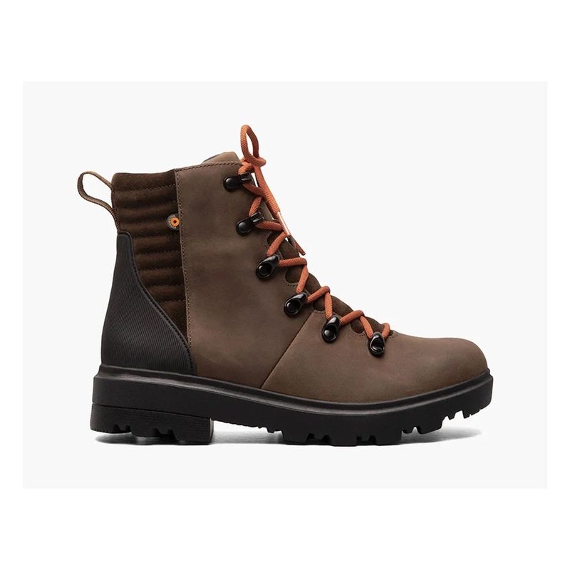 Women’s Holly Lace Leather Boot Brown