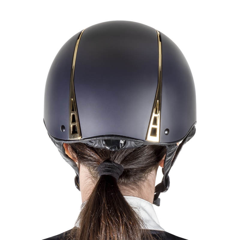 Capriole Lucy Helmet Black and Nickle