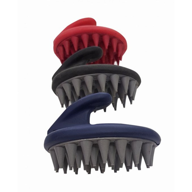 Curry comb comfygrip for horse and dogs
