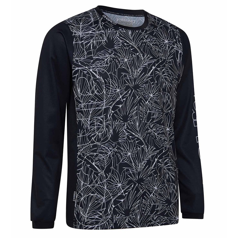 DHaRCO Men’s Gravity Long Sleeve Jersey – L – Monochrome