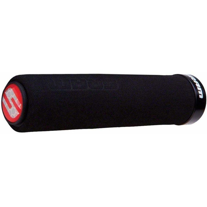 Foam Bike Handlebar Grips – Black, Lock-On Black