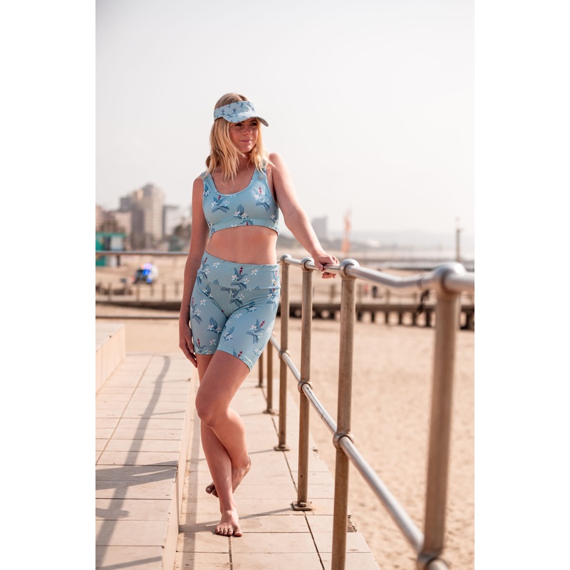 Lilyana – Ladies Sports Vest Mint Floral