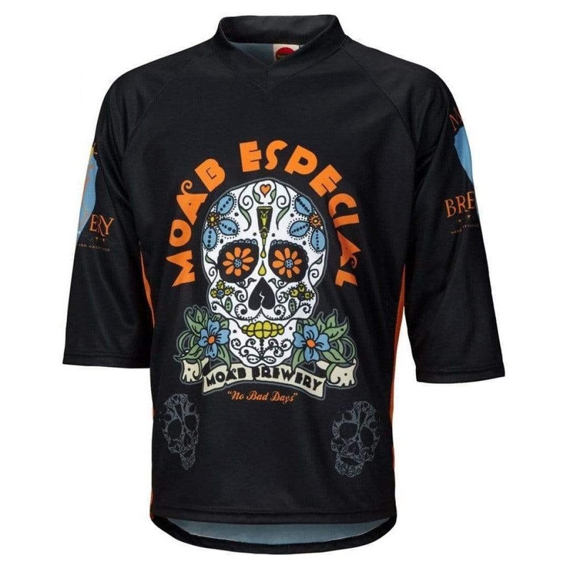 Men’s Moab Brewery Especial Mountain Bike Jersey Black/Orange