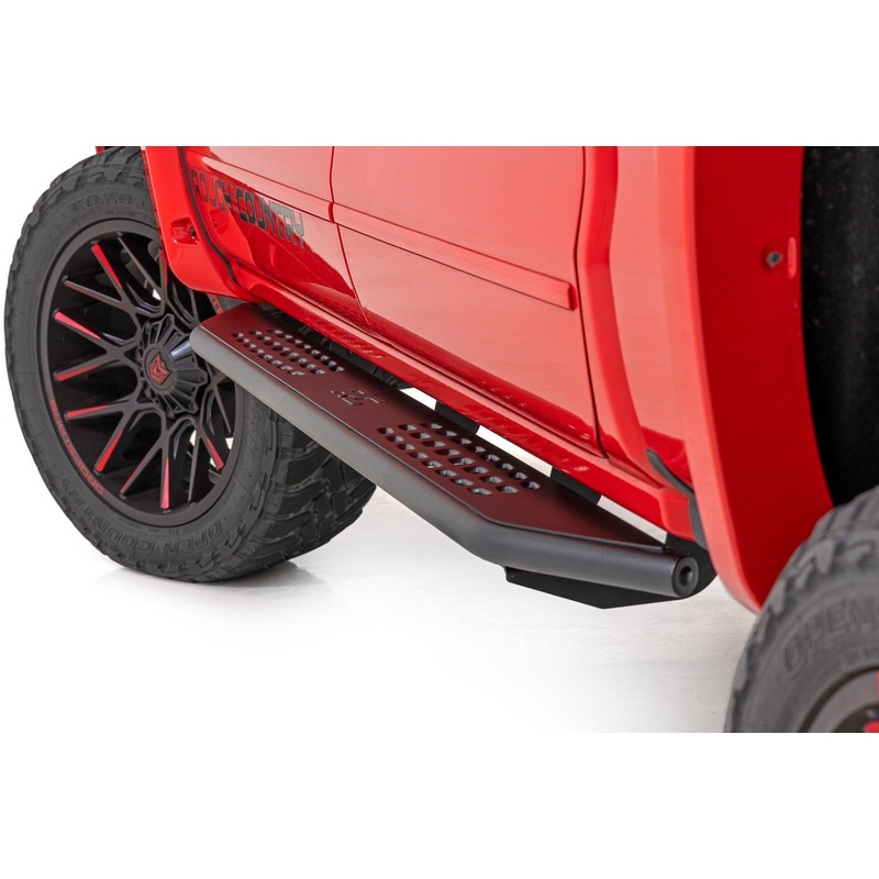 Rough Country | OV2 Running Boards | Side Step Bars | Crew Cab | Chevy/GMC 1500/2500HD/3500HD (07-19 & Classic) | 14010