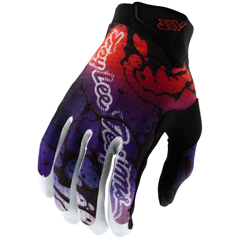 Troy Lee Designs Air Glove   Drip Black / Purple, Small
