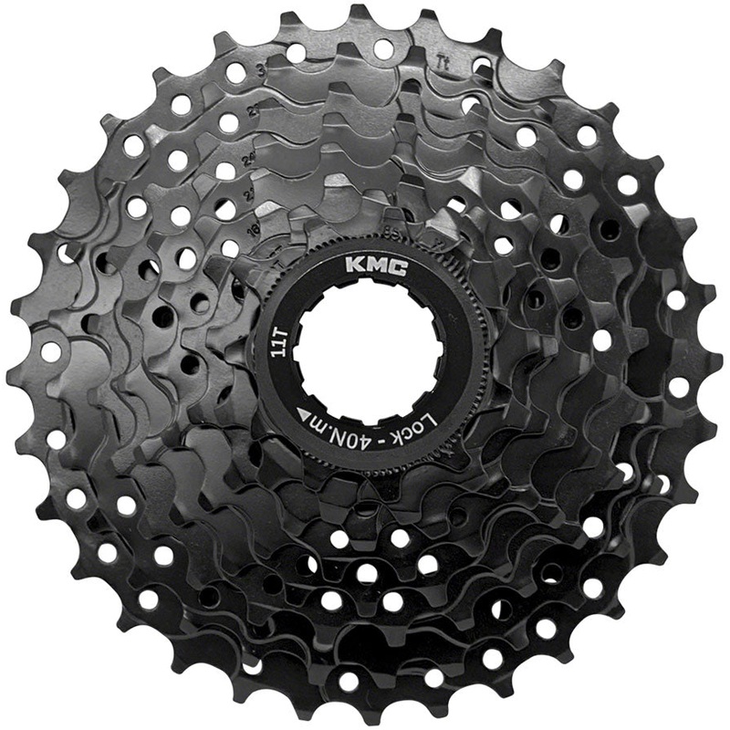 KMC REACT Cassette – 8-Speed, 11-32t, HG Driver Compatible, Black