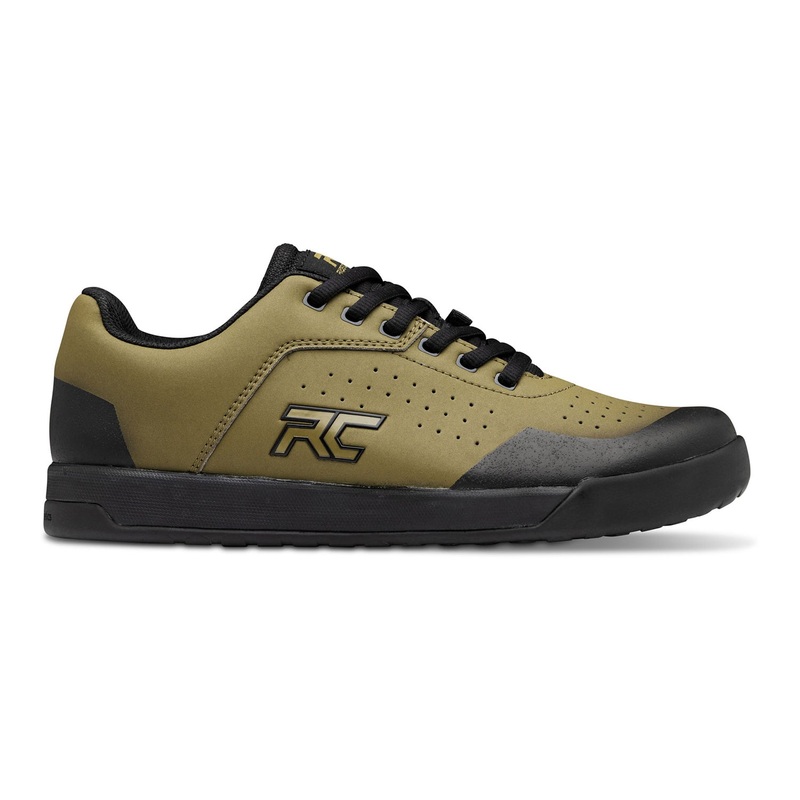 Ride Concepts Hellion Flat Shoes – US 8.0 – Olive – Black
