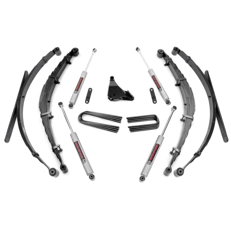 Rough Country | 4 Inch Lift Kit | Rear Springs | Ford F-250/F-350 Super Duty 4WD (1999-2004) | 50130