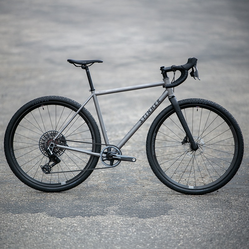 Stinner Refugio Podium Complete, Sram Force/XO T-Type  AXS, Polished Ti Logo