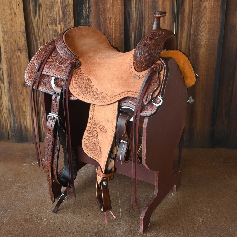 16.5″ TESKEY’S PRO CUTTER RANCH CUTTER SADDLE