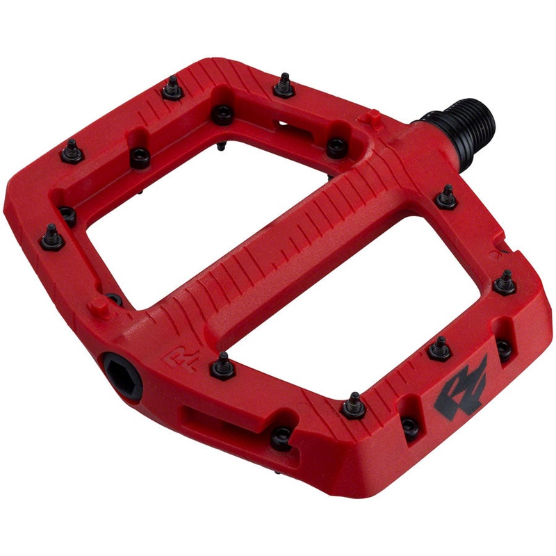 RaceFace Chester Pedals – Platform, Composite, 9/16″, Large, Red