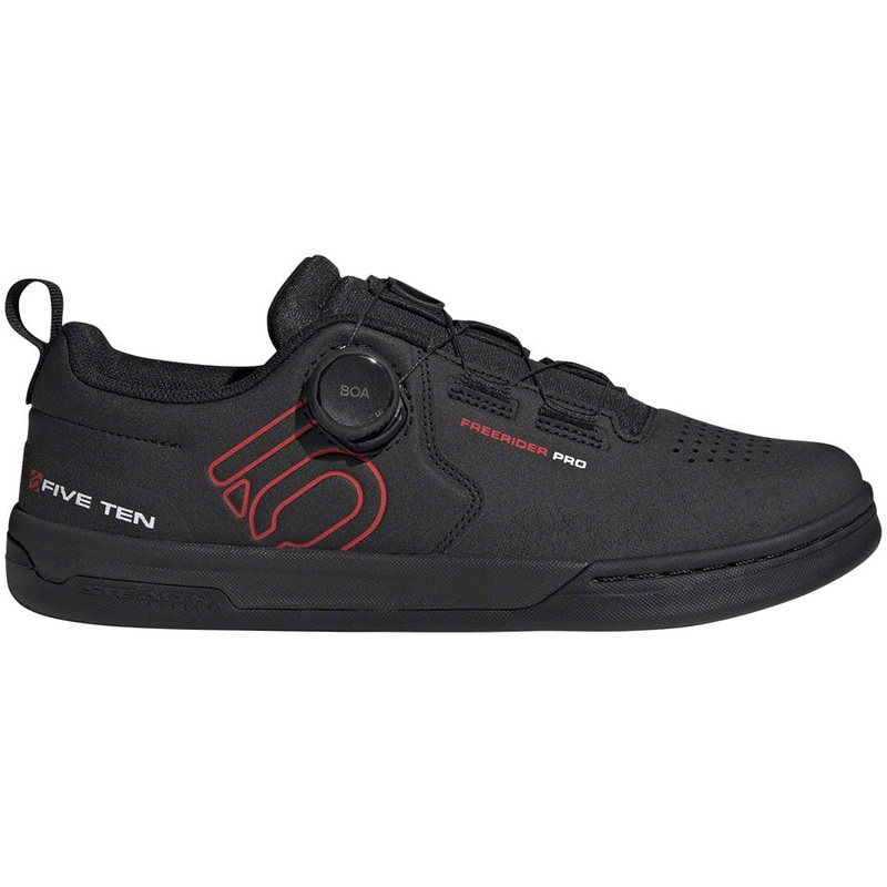 Five Ten Freerider Pro BOA Flat Shoes – Men’s, Core Black/Red/FTWR White, 11.5