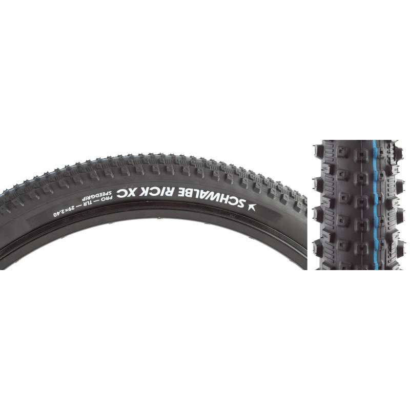Rick XC Pro Tire – 29 x 2.40 Tubeless Folding BLK Evolution Line Pro Addix SpeedGrip