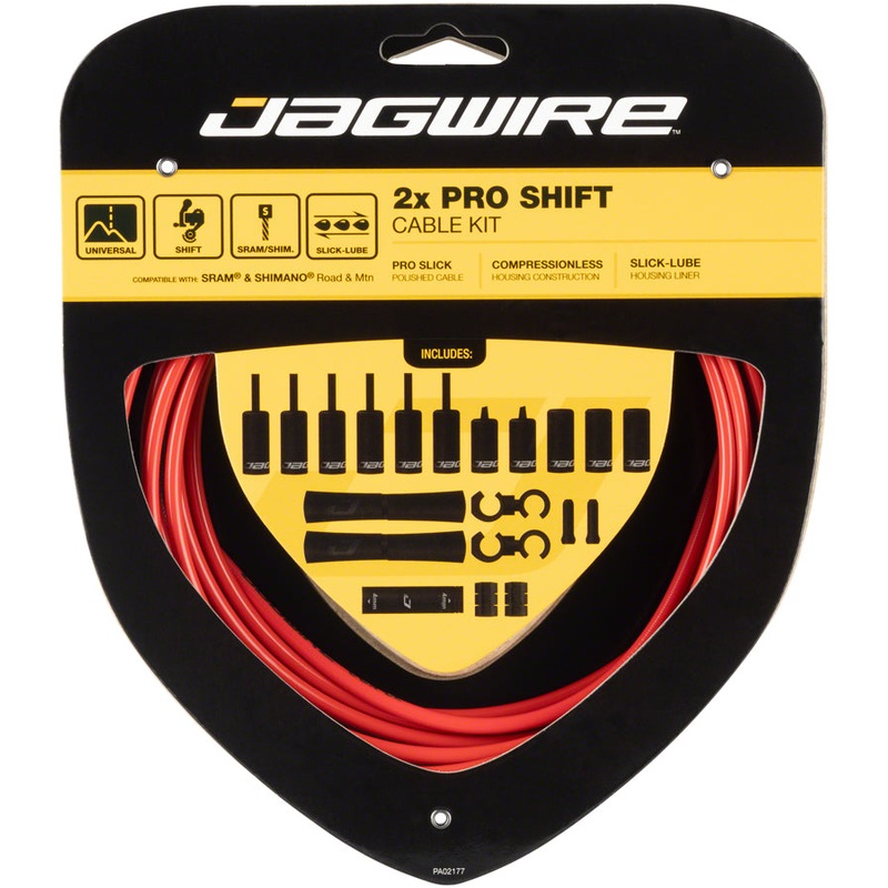 Jagwire Pro Shift Kit Mountain SRAM/Shimano, Red