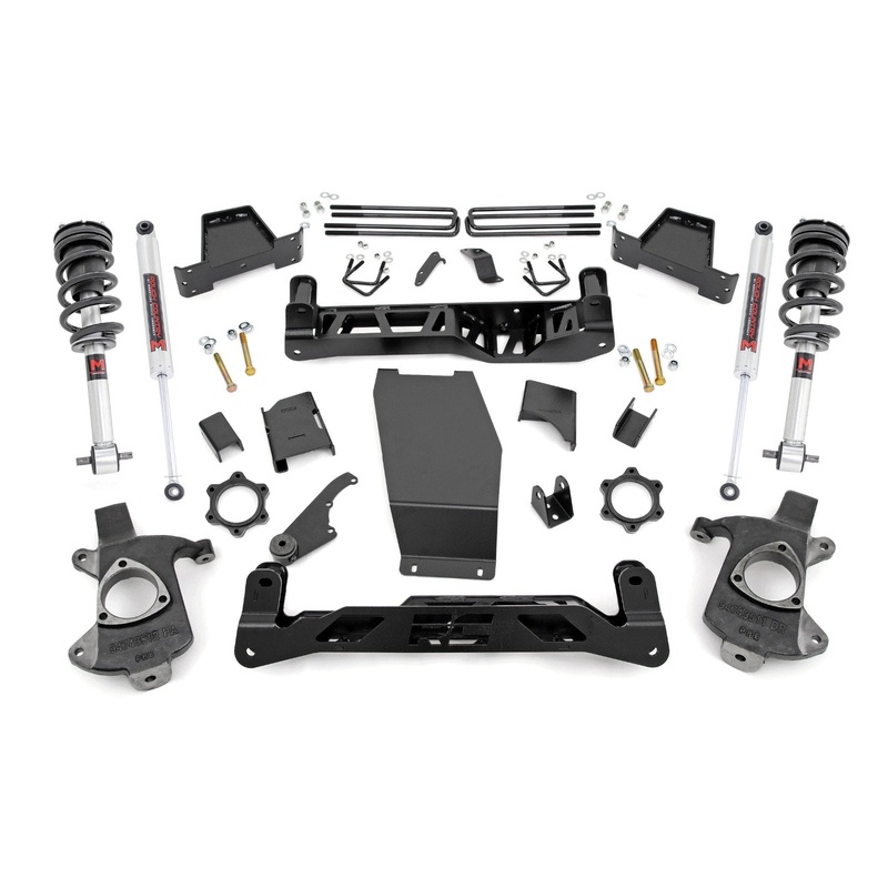 Rough Country | 6 Inch Lift Kit | Alu/Stamp Steel | M1 Struts/M1 | Chevy/GMC 1500 (14-18 & Classic) | 22740