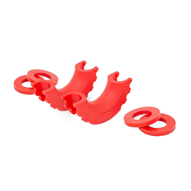 Rough Country | D-Ring Isolator Kit | Pair | Red | RS102
