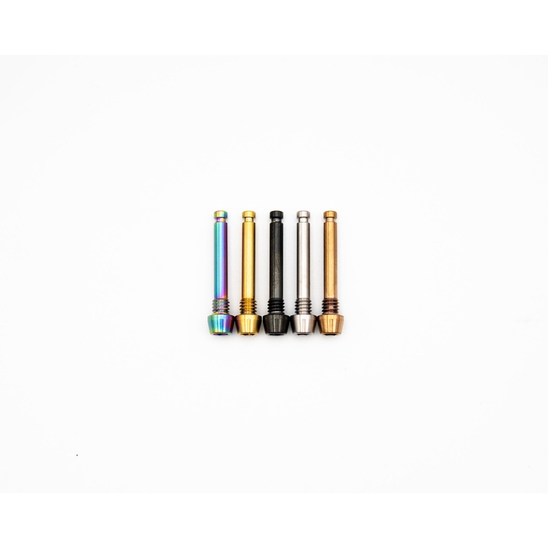 SRAM Brake Pad Retaining Axle Titanium Bolt Rainbow Oil Slick