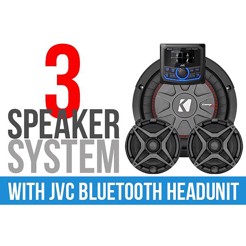 3 Speaker Plug And Play Kit With Jvc Mr1 Receiver