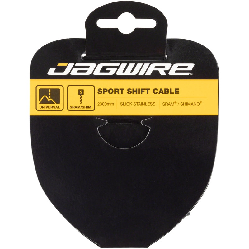 Jagwire Sport Shift Cable – 1.1 x 2300mm, Slick Stainless Steel, For SRAM/Shimano