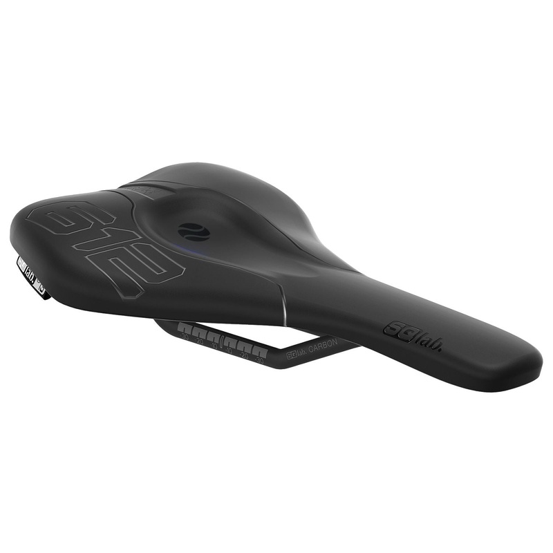 SQLab 612 Ergowave Carbon Saddle – Black – Carbon Fibre – 120mm