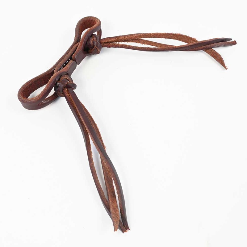Teskey’s Leather Bit Hobble with Pineapple Knot
