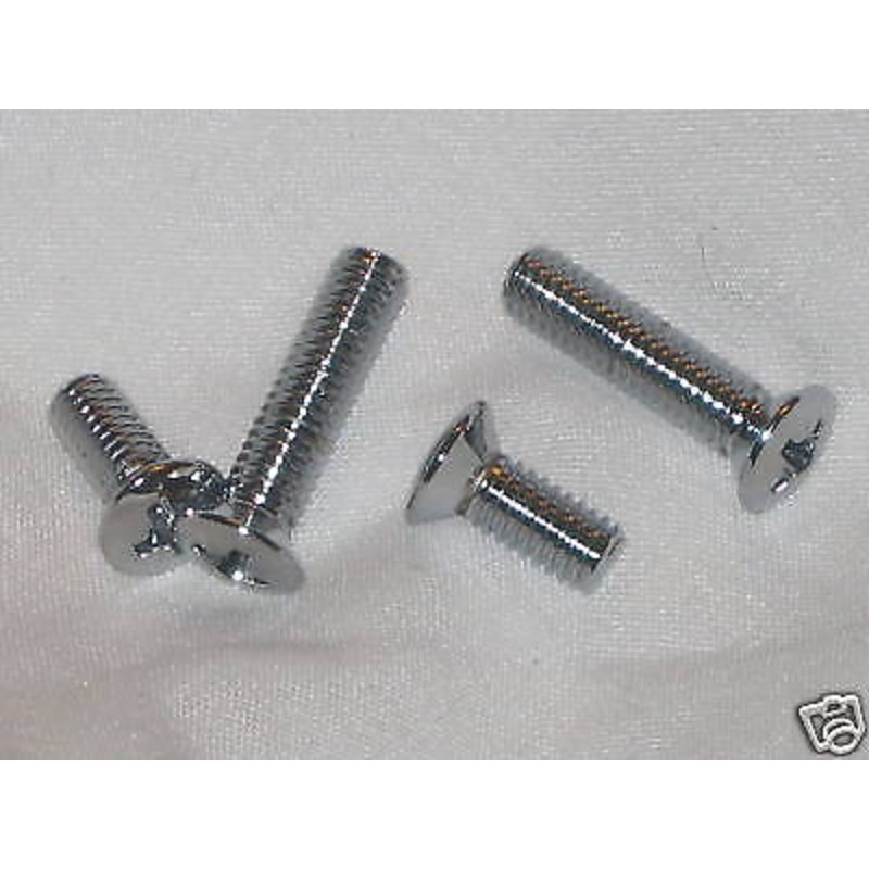 Triumph tank badge screws UK MADE chrome 82-7888 83-1339 1969 & up Tiger T120