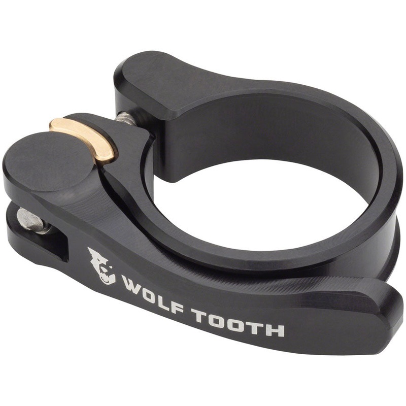 Wolf Tooth Components Quick Release Seatpost Clamp – 34.9mm, Black
