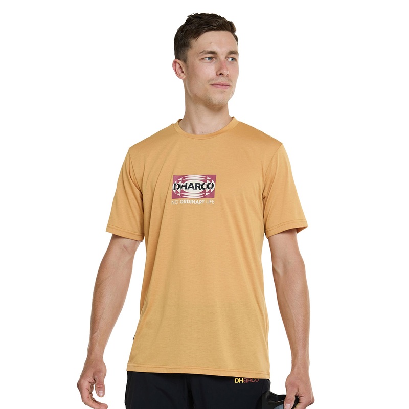 DHaRCO Men’s Short Sleeve Tech Tee – XL – Golden