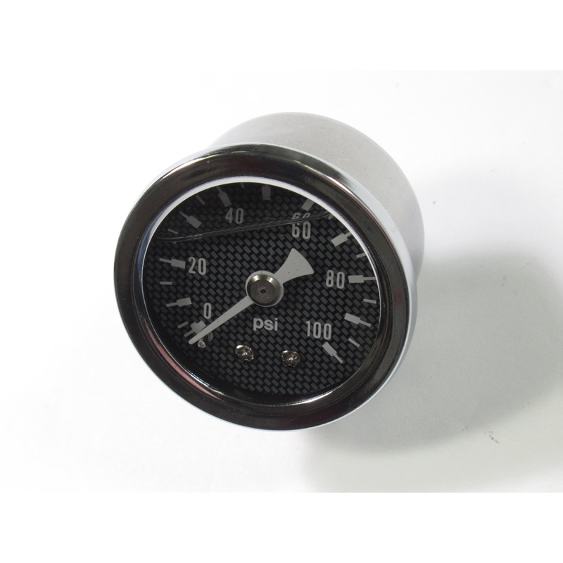 Oil pressure gauge PSI 0-100psi / bar Black face