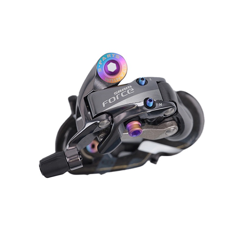 S-PARTS Titanium Alloy Gear Transmission Screws for SRAM RED and FORCE 22-Speed Mechanical Systems