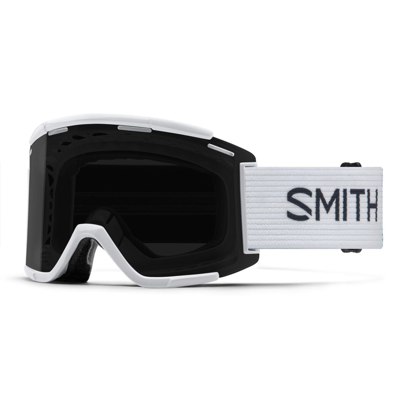 Smith Squad XL MTB Goggles – One Size Fits Most – White – ChromaPop Sun Black Lens