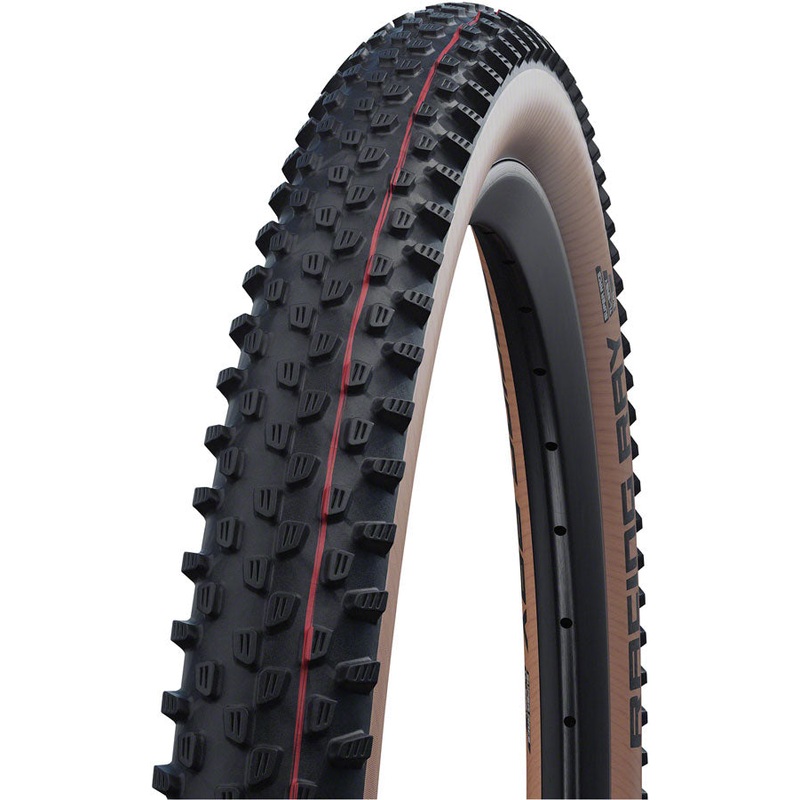 Schwalbe Racing Ray Tire – 29 x 2.25 Tubeless Folding BLK/Transparent Evolution Super Race Addix Speed