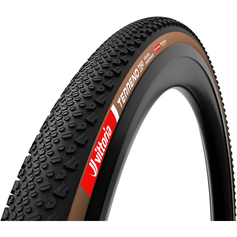 Vittoria Terreno T50 Mixed Tire – 700 x 45, Tubeless, Folding, Brown, Gravel Endurance, Graphene, G2.0