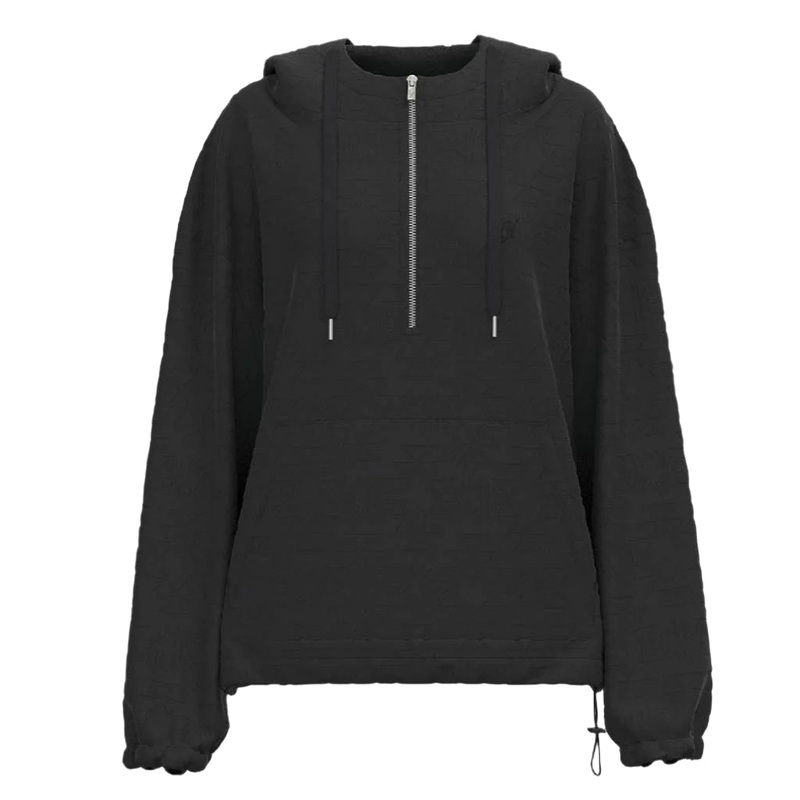 Hooey Women’s 1/4 Zip Mazatlan Hoodie – Black