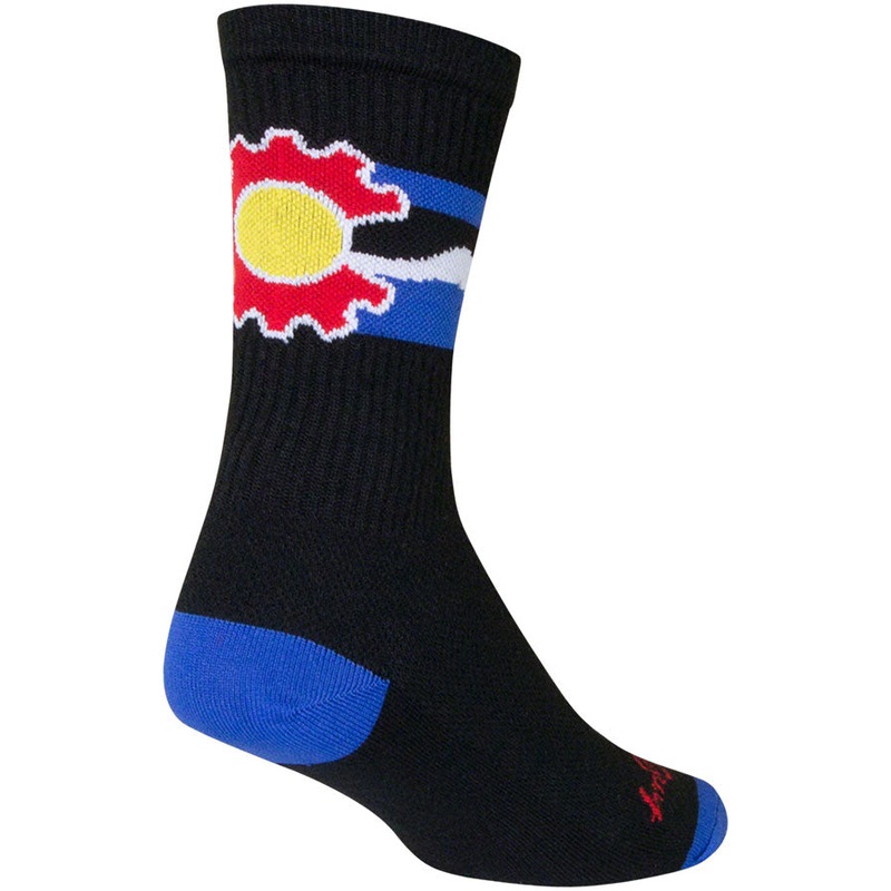 SockGuy Crew Cogorado Socks – 6″ Black Small/Medium