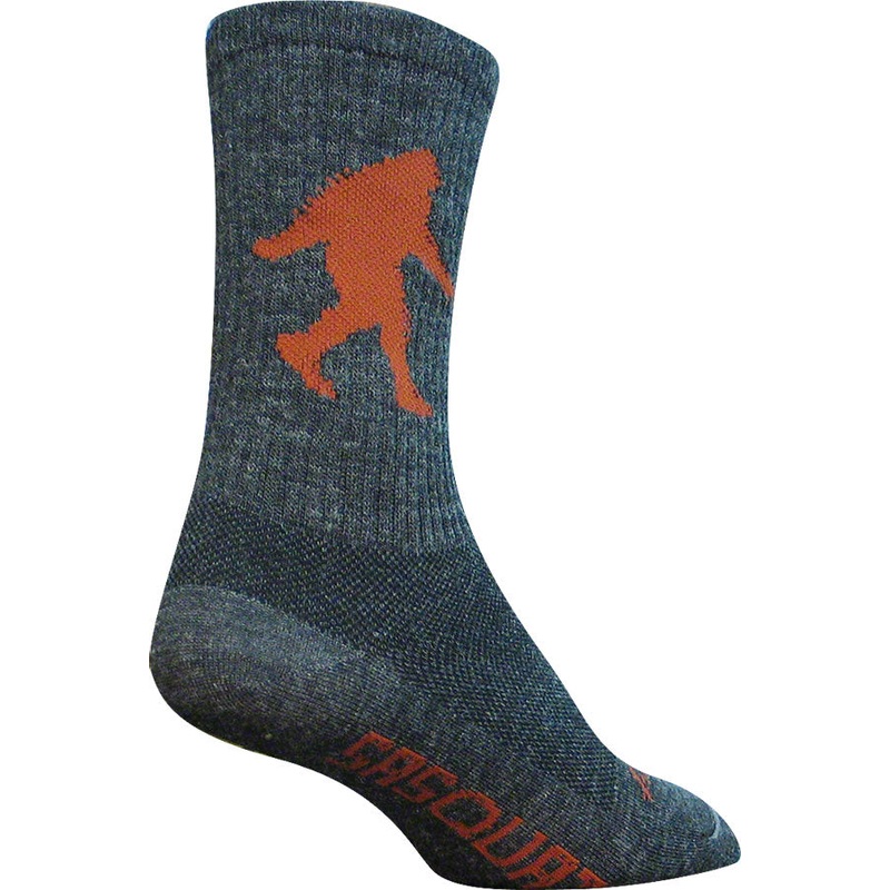 SockGuy Wool Sasquatch Socks – 6″ Gray Large/X-Large