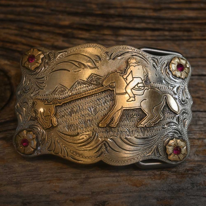 Teskey’s Calf Roper Buckle   _CA789