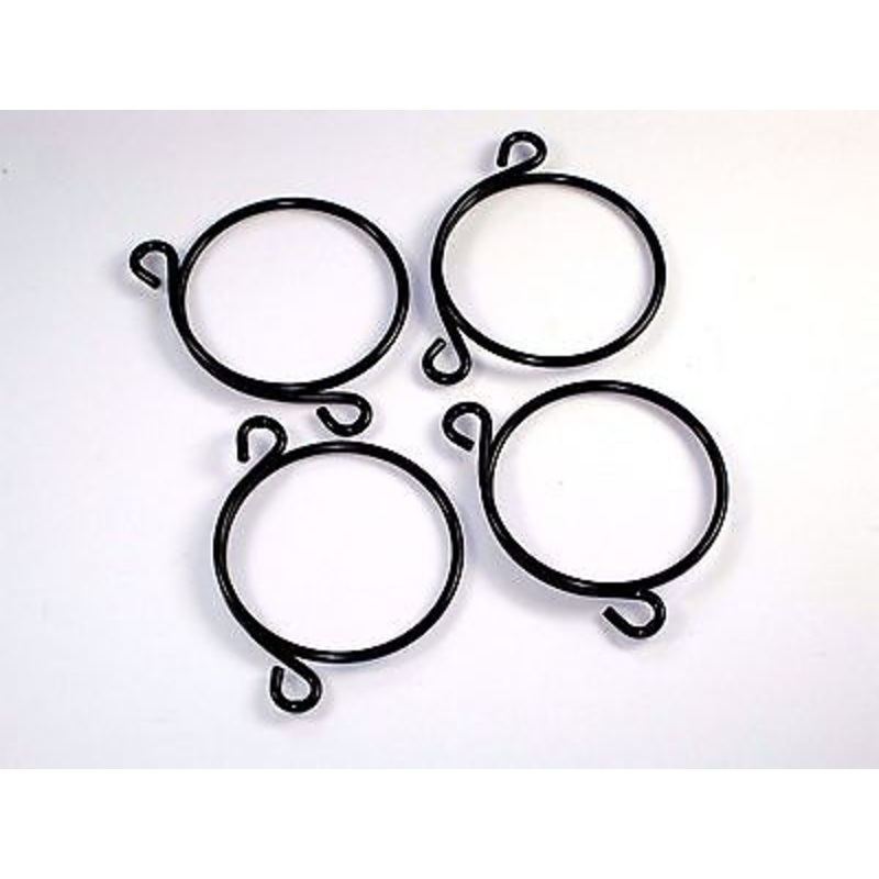 4 each Fork Boot clamps clips Triumph Norton BSA clip 2 1/8 ID 97-2083