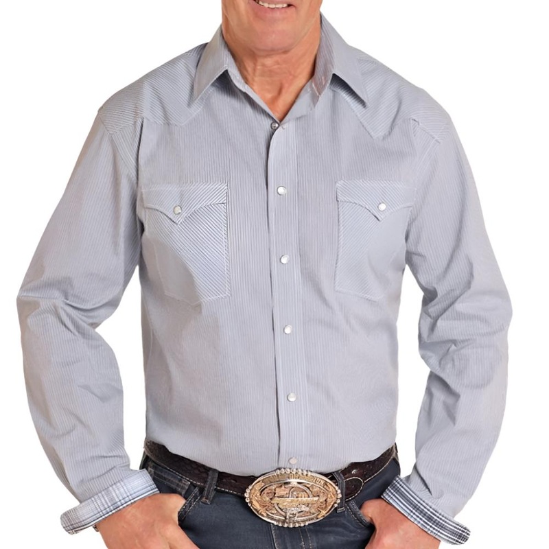 Panhandle Men’s Roughstock Stripe Shirt