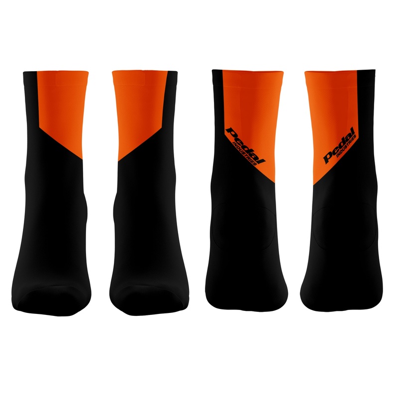 PEDALindustries 2020 Team Sock Orange