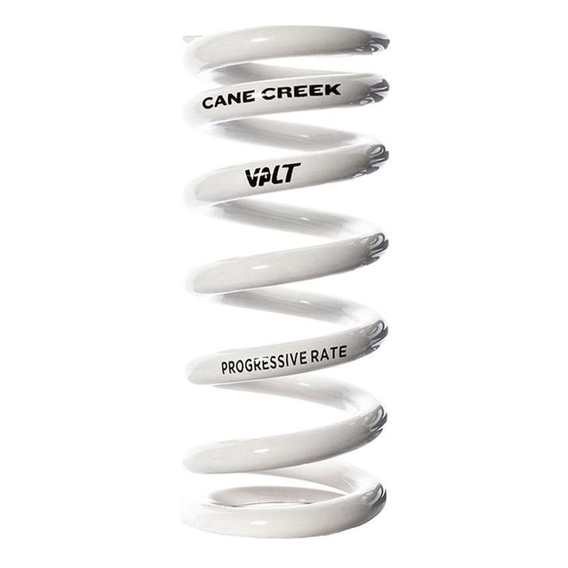 Progressive Rate VALT Lightweight Rear Shock Spring – 65mm x 550-670lbs White