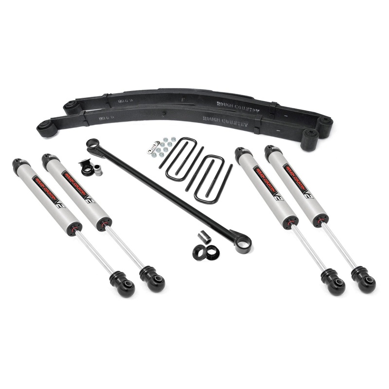 Rough Country | 2.5 Inch Leveling Kit | Leaf Spring  | V2 | Ford F-250/F-350 Super Duty (99-04) | 48970
