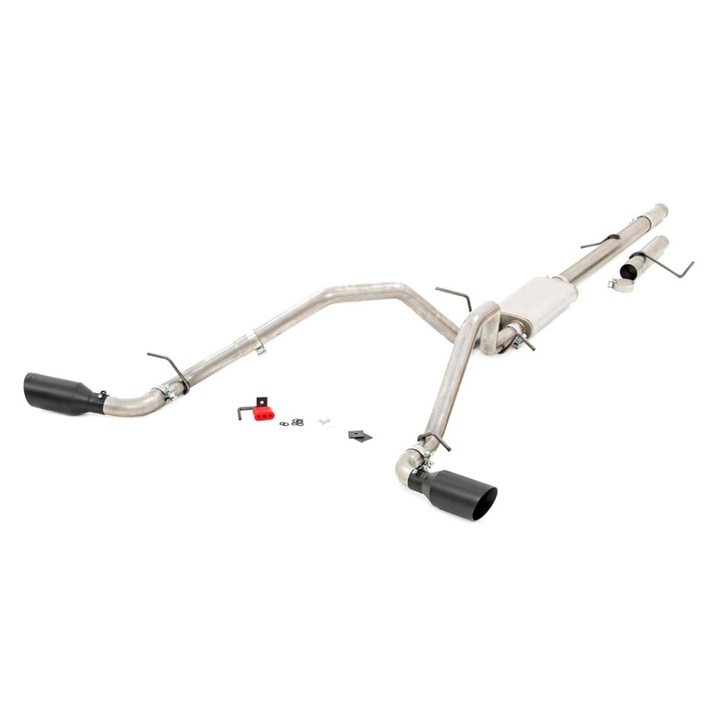 Rough Country | Performance Cat-Back Exhaust | Stainless | 4.8L/5.3L | Chevy/GMC 1500 (09-13) | 96008