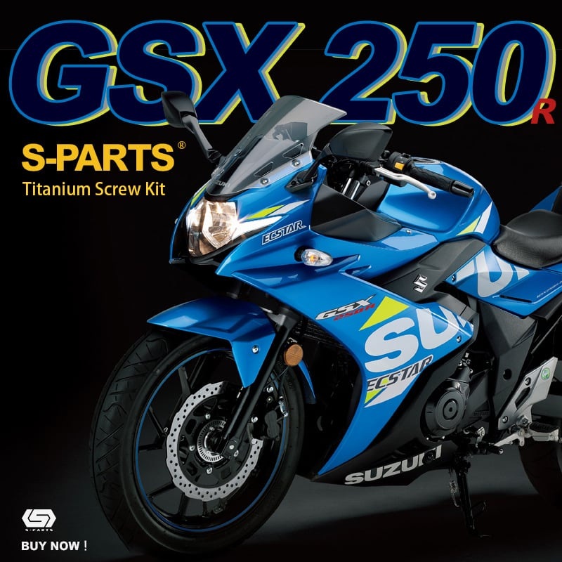 S-parts A3 series titanium alloy screws MOTORCYCLE GSX250 whole car refitting screws vehicle foot fixing