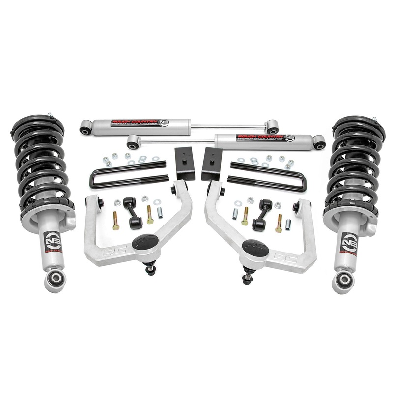 Rough Country | 3 Inch Lift Kit | N3 Struts & Shocks | Nissan Titan 4WD (2017-2024) | 83431