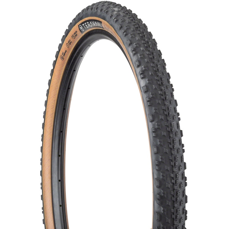 Teravail Rutland Tire – 27.5 x 2.1 Tubeless Folding Tan Light and Supple