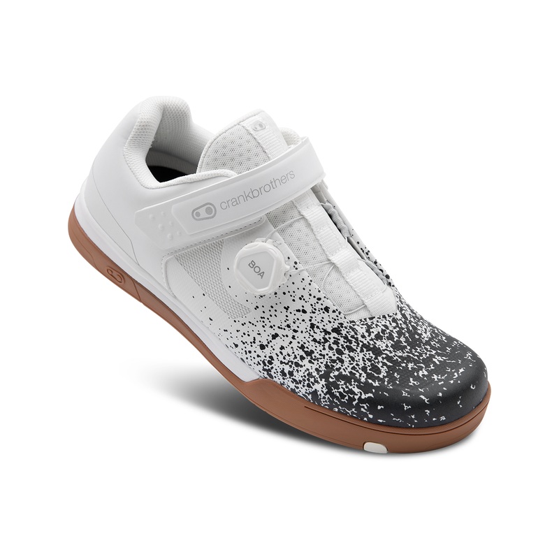 Crank Brothers Mallet BOA Clipless Shoes – US 7 – LE Black – White Splatter