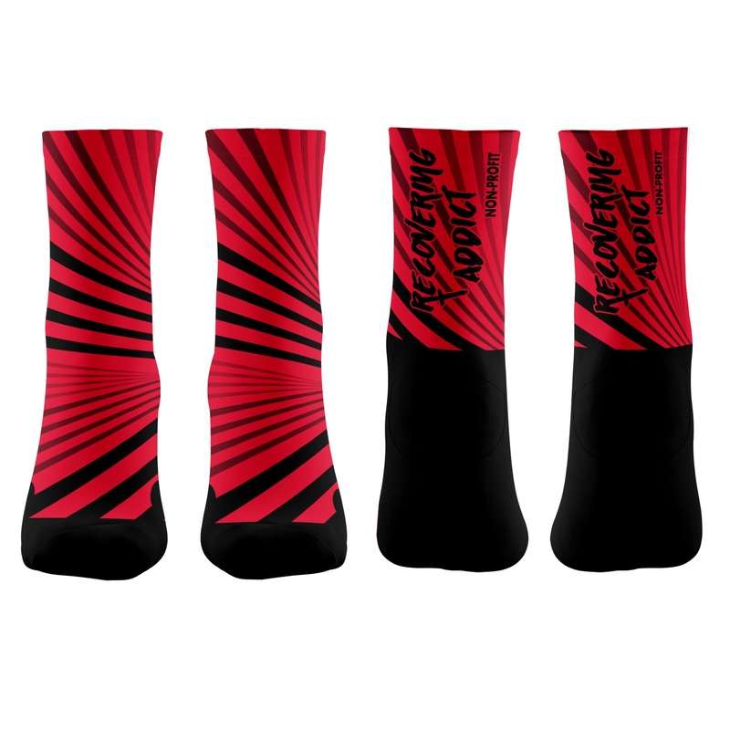 Recovering Addict 2024 SUBLIMATED SOCK