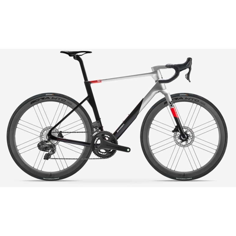 Basso SV SUPER RECORD S WIRELESS – CAMPAGNOLO WTO 45 DARK DISC Pure Black